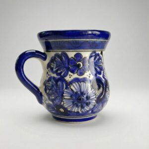 El Taller de Talavera, tazaTalavera, tazaCapuchino, artesaníaMexicana, TalaveraPuebla, regaloartesanal, cerámicaHechaAMano, tazaDecorativa, hechoenmexico, souvenirMéxico