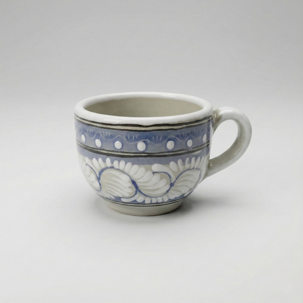 El Taller de Talavera, taza talavera, taza artesanal, hecha a mano, cerámica mexicana, café, taza personalizada, regalo artesanal, taza decorativa, puebla, talavera original