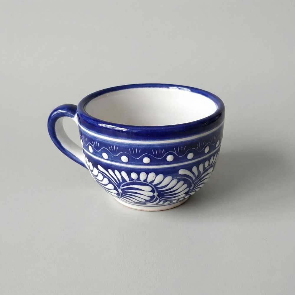El Taller de Talavera, taza talavera, taza artesanal, hecha a mano, cerámica mexicana, café, taza personalizada, regalo artesanal, taza decorativa, puebla, talavera original