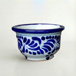 El Taller de Talaver, taza express talavera, taza pequeña pintada a mano, taza azul cobalto, espresso mexicano, cerámica chignahuapan, artesanía mexicana café, regalo café gourmet, taza espresso tradicional, souvenir Puebla, taza artesanal México