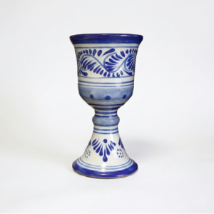 El Taller de Talavera, copa talavera, copa talavera poblana, copa artesanal mexicana, copa ceramica mexicana, copa talavera 14 cm, copa artesanal puebla, talavera poblana original, copa para vino artesanal, copa mezcal talavera, copa decorativa mexicana, vajilla talavera poblana, copa de ceramica hecha a mano, comprar talavera mexico, ceramica tradicional mexicana, copa artesanal decorativa