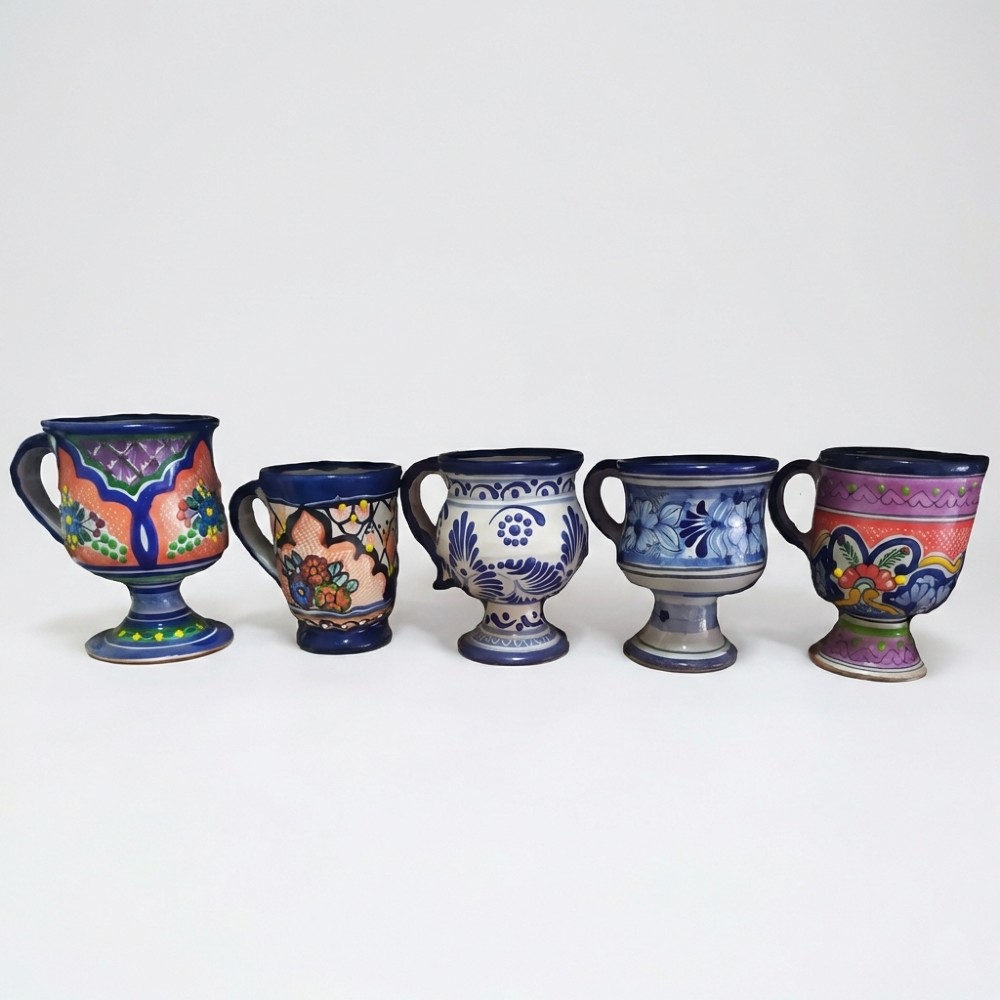 El Taller de Talavera, copa talavera, copa talavera poblana, copa artesanal mexicana, copa ceramica mexicana, copa talavera 14 cm, copa artesanal puebla, talavera poblana original, copa para vino artesanal, copa mezcal talavera, copa decorativa mexicana, vajilla talavera poblana, copa de ceramica hecha a mano, comprar talavera mexico, ceramica tradicional mexicana, copa artesanal decorativa