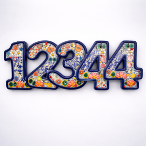 El Taller de Talavera, numero domiciliar talavera, numero de casa talavera, numero talavera poblana, numero ceramica mexicana, numero artesanal mexicano, numero decorativo talavera, numero domiciliar de talavera poblana, numero de casa en talavera artesanal, numero ceramica mexicana para fachada, numero decorativo talavera para casa, numero talavera poblana original